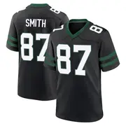 Men's Black Game Brandon Smith New York Legacy Alternate Jersey