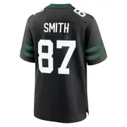 Men's Black Game Brandon Smith New York Legacy Alternate Jersey